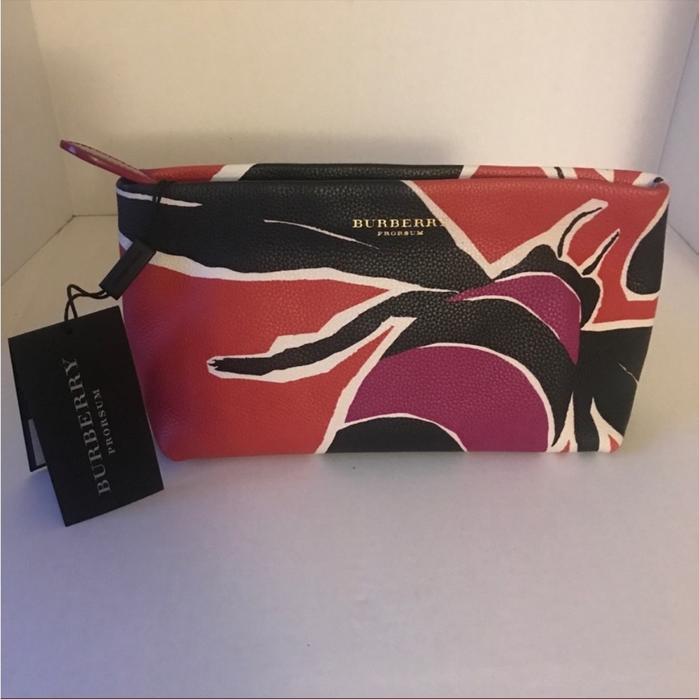 Burberry Prorsum Tulip Pink Bee Clutch